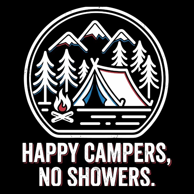Camping Camp Tent & Campfire