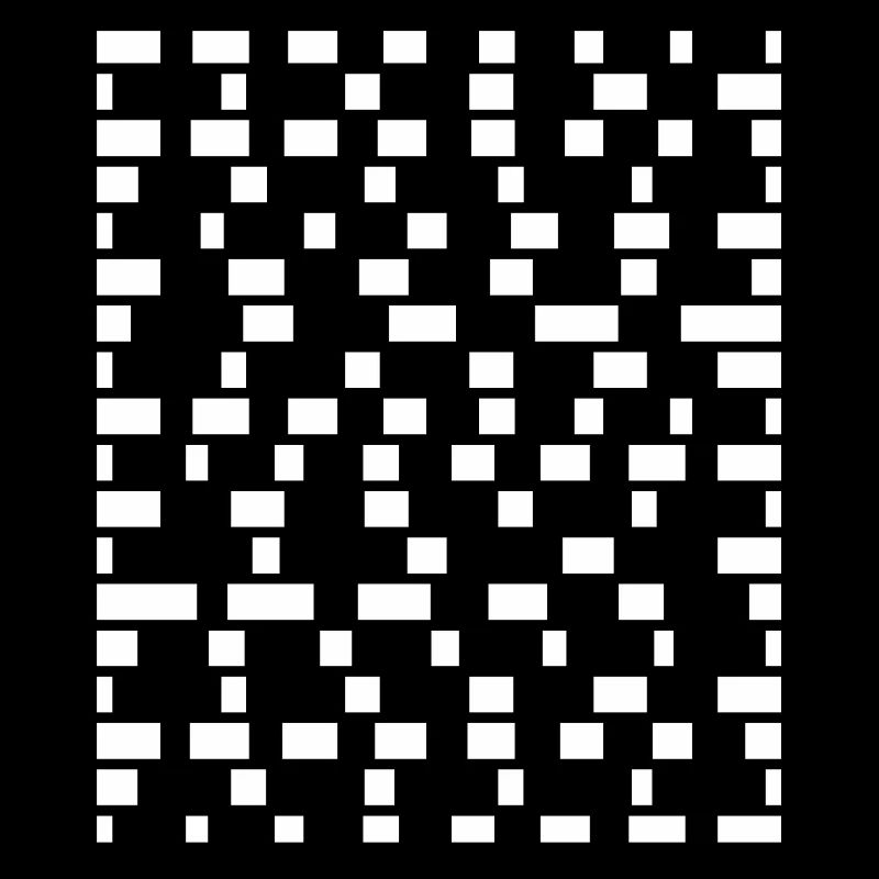 Pixel Grid Monochrom