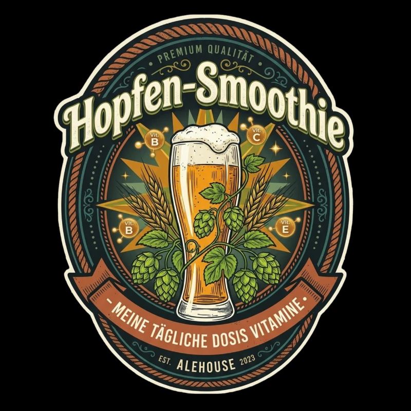 Hops Smoothie Label
