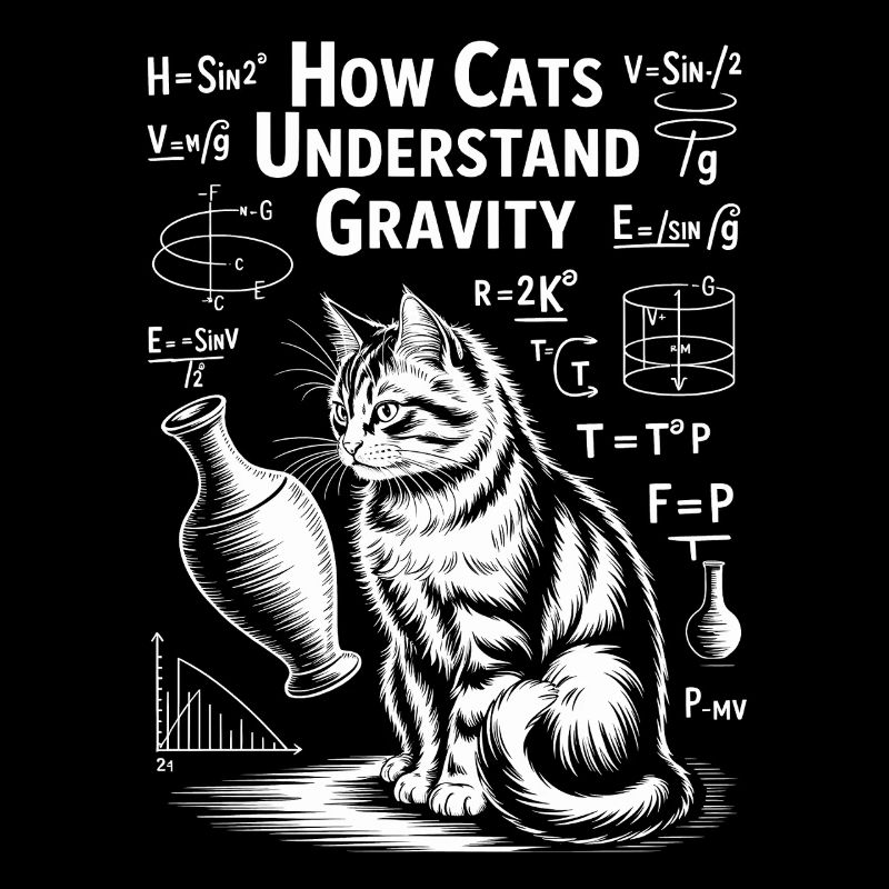 Physik Katzen Sprüche Mathe Witz Physik Geschenk