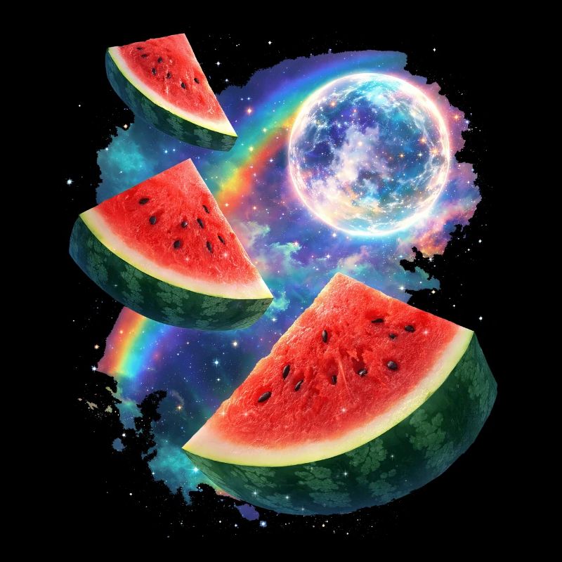 Space Melon Neon Cosmos
