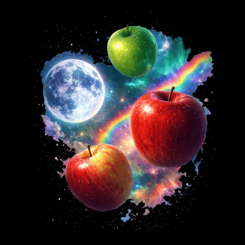 Kosmische Apfelwelten