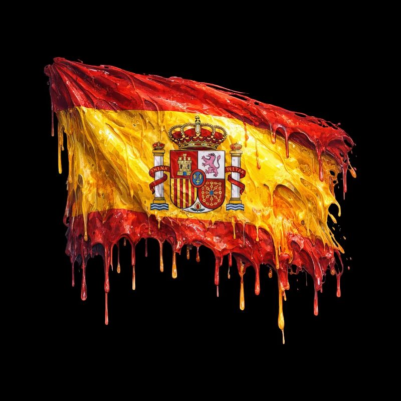 Dribbling de l’art du drapeau espagnol