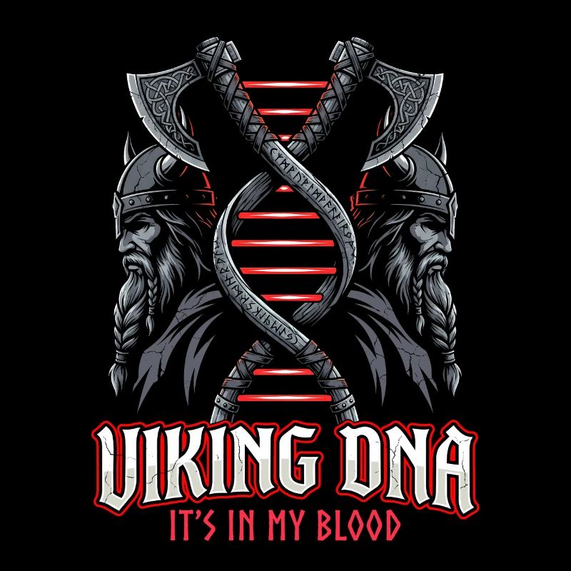 Symbole de hache à ADN viking – C’est dans le sang