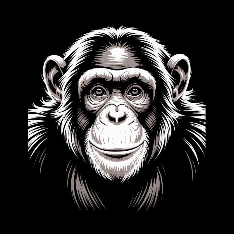Affe Schimpanse