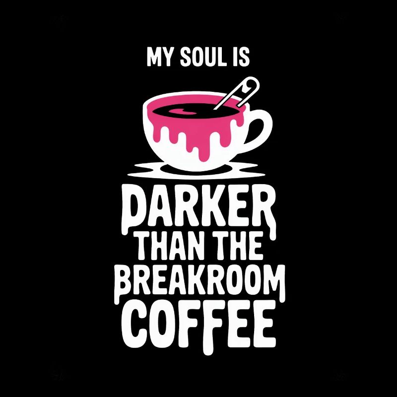 Plus sombre que le café de la salle de pause