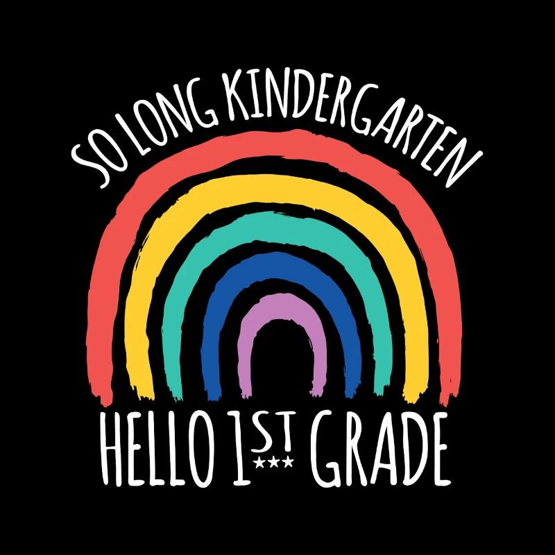 Rainbow Hello 1st Grade Goodbye