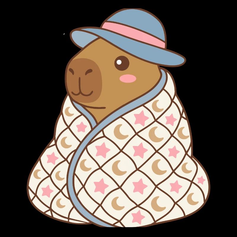 Capibara Moonstar Douillet dans le Cap Starry Qulit
