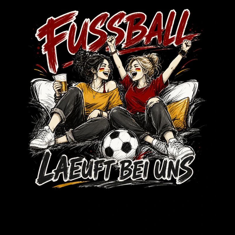 Fussballabend mit Freundinnen