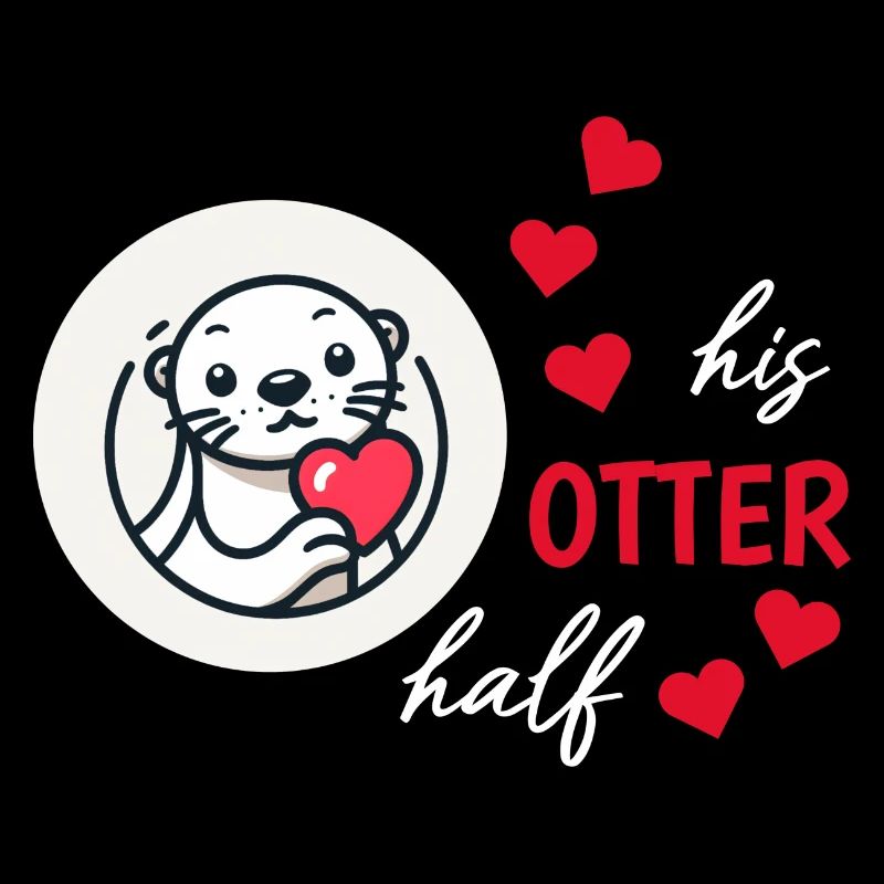 Otter half liebe geschenk