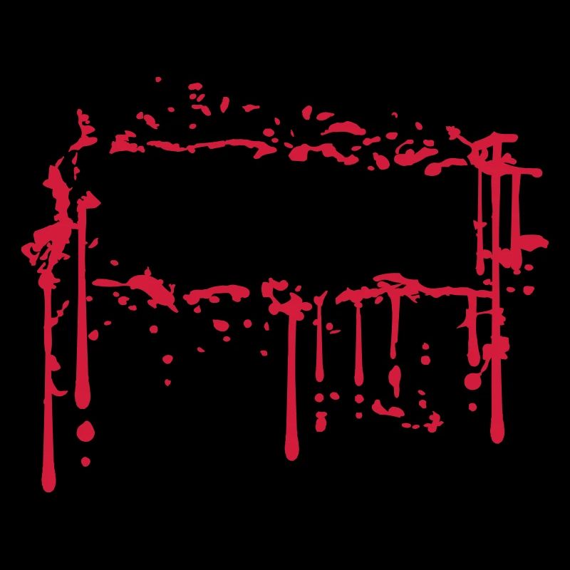 rahmen umrandung stay real rot blut graffiti sprit