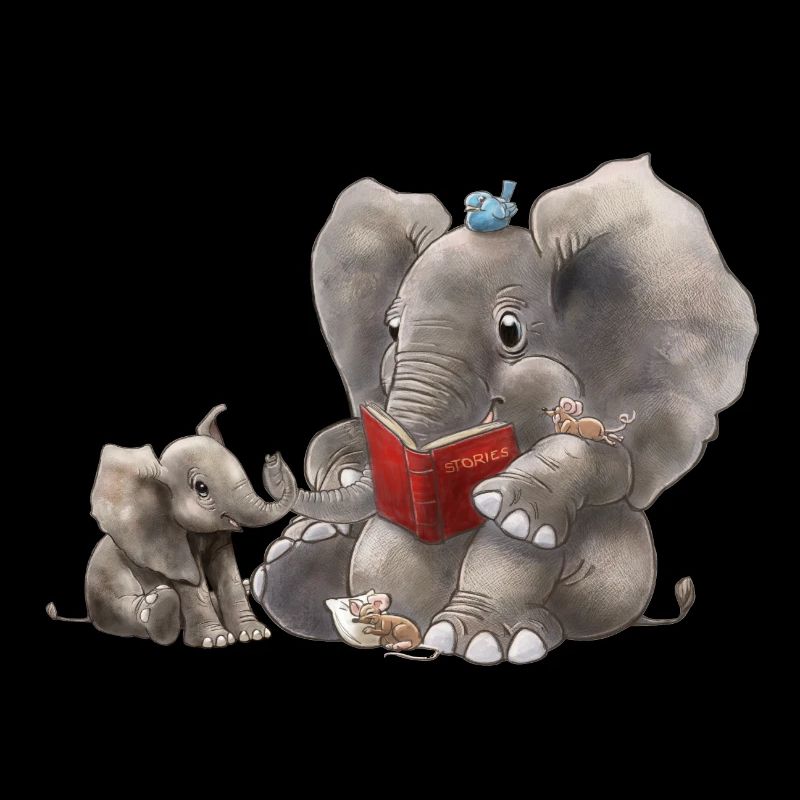 BB Mutter liest Buch