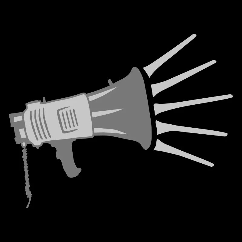 Propaganda Megaphone loud speech