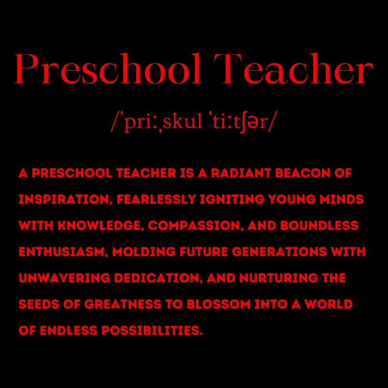 Vorschullehrer Definition