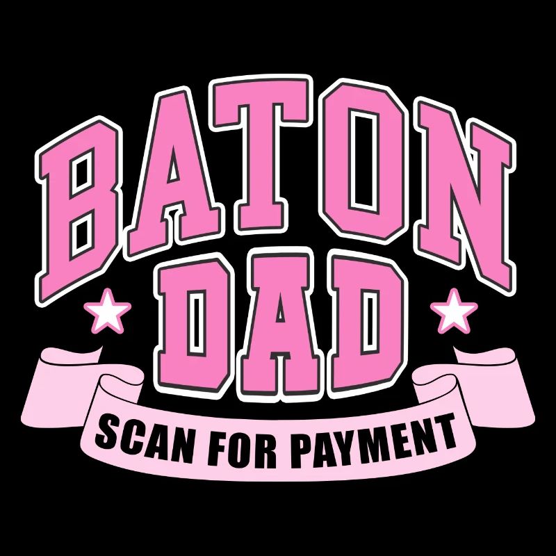 Baton papa scanner pour le paiement Conception pour un twirling
