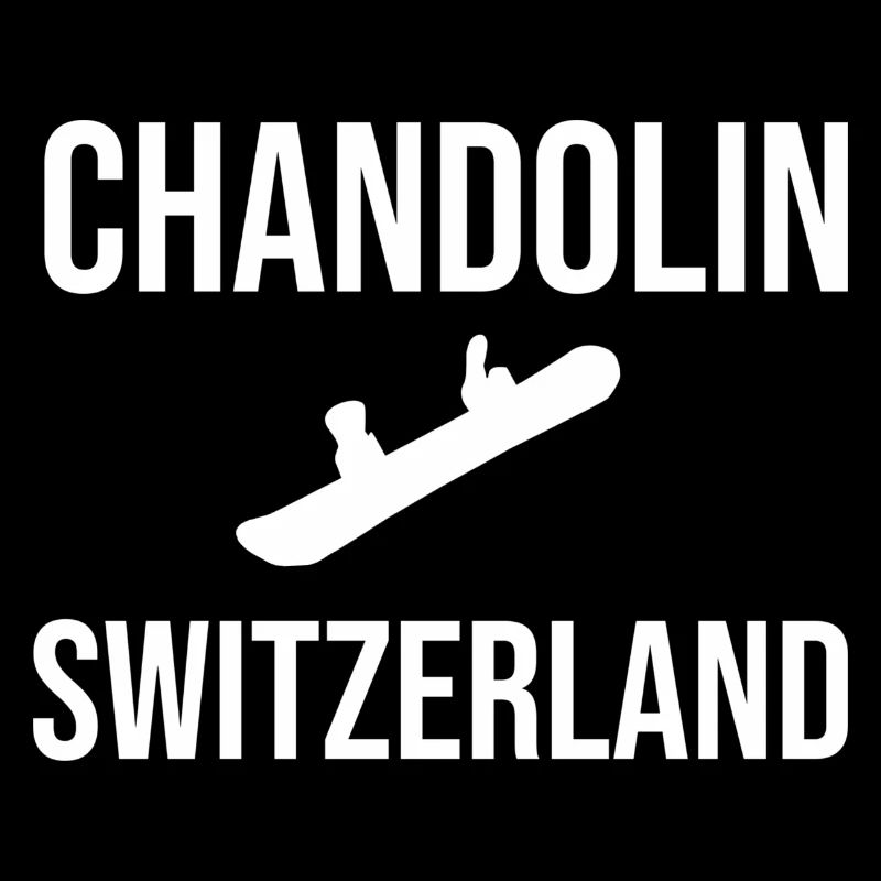 Chandolin Snowboard Souvenir Chandolin
