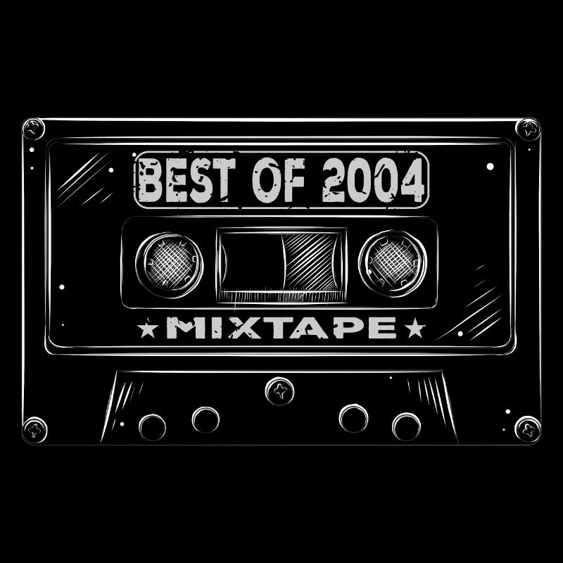 2004 Birthday Mixtape Cassette Retro