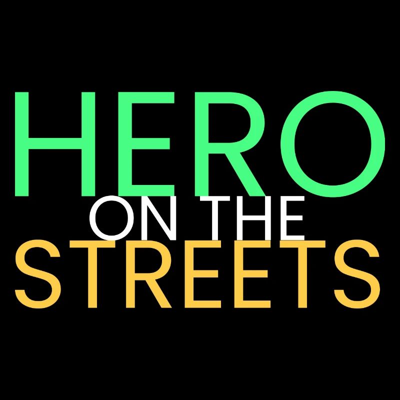 Held auf der Straße