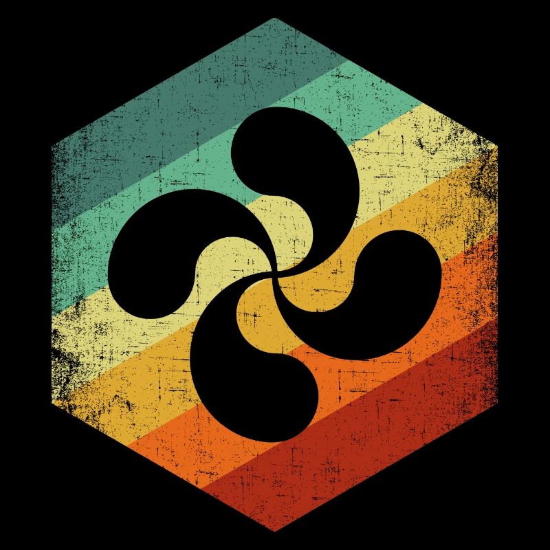 lauburu Retro, Euskal spain basque