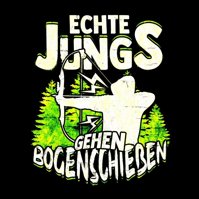 Echte Jungs Gehen Bogenschießen Geschenk