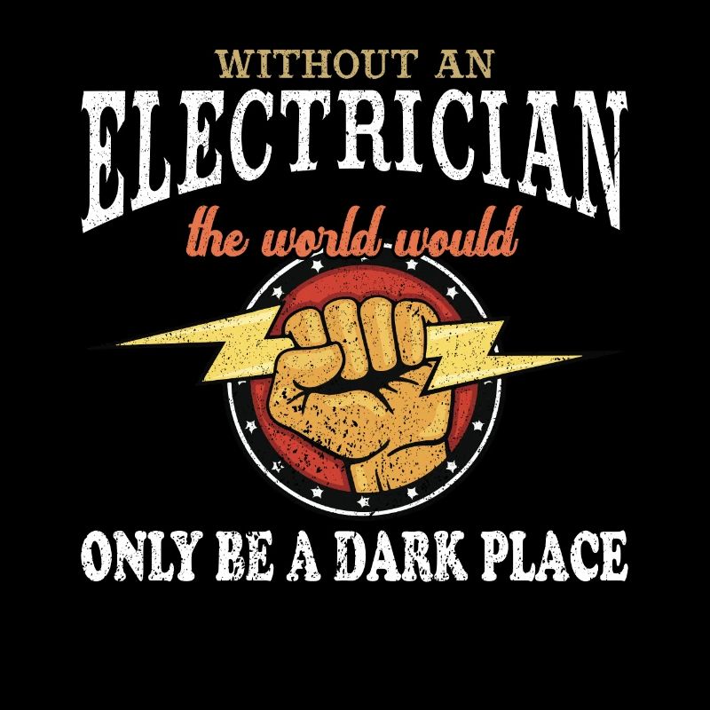Electrican- Elektriker Tshirt