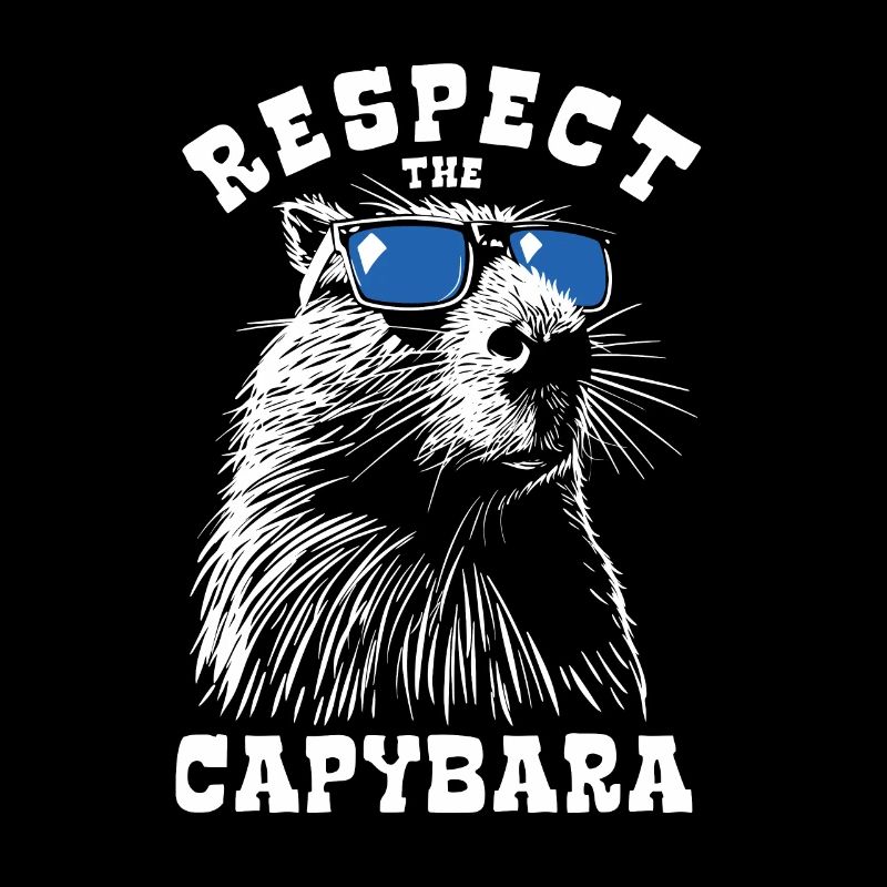 Respect Le Capybara - Spruch