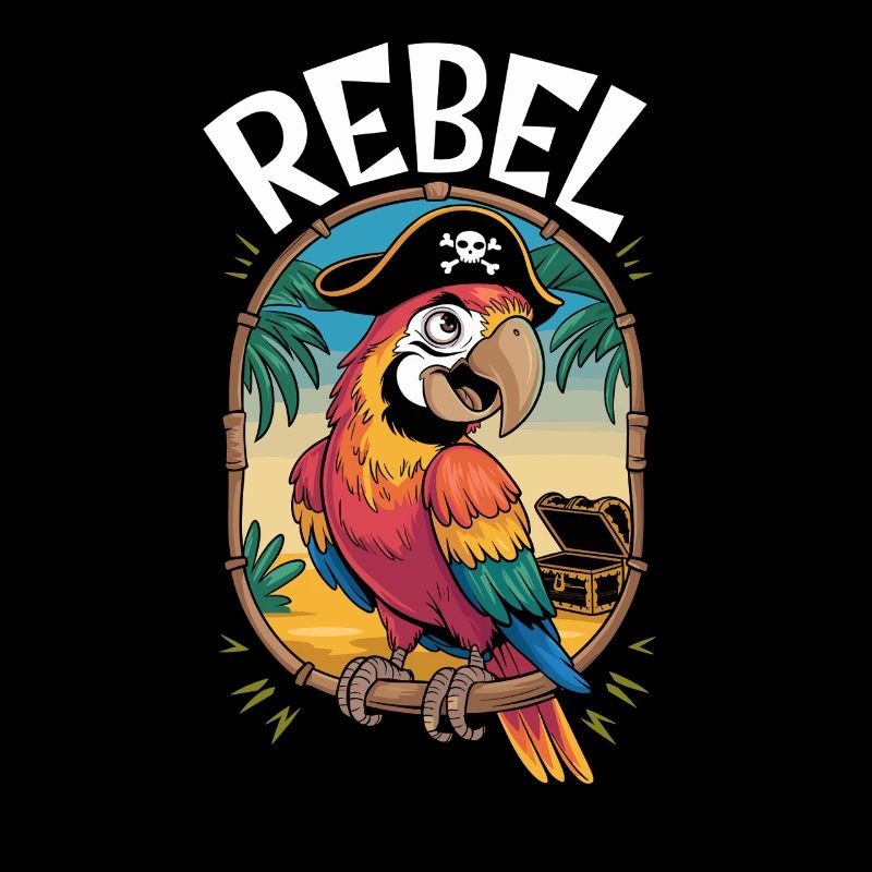 Rebellious Pirate Parrot Adventure Design