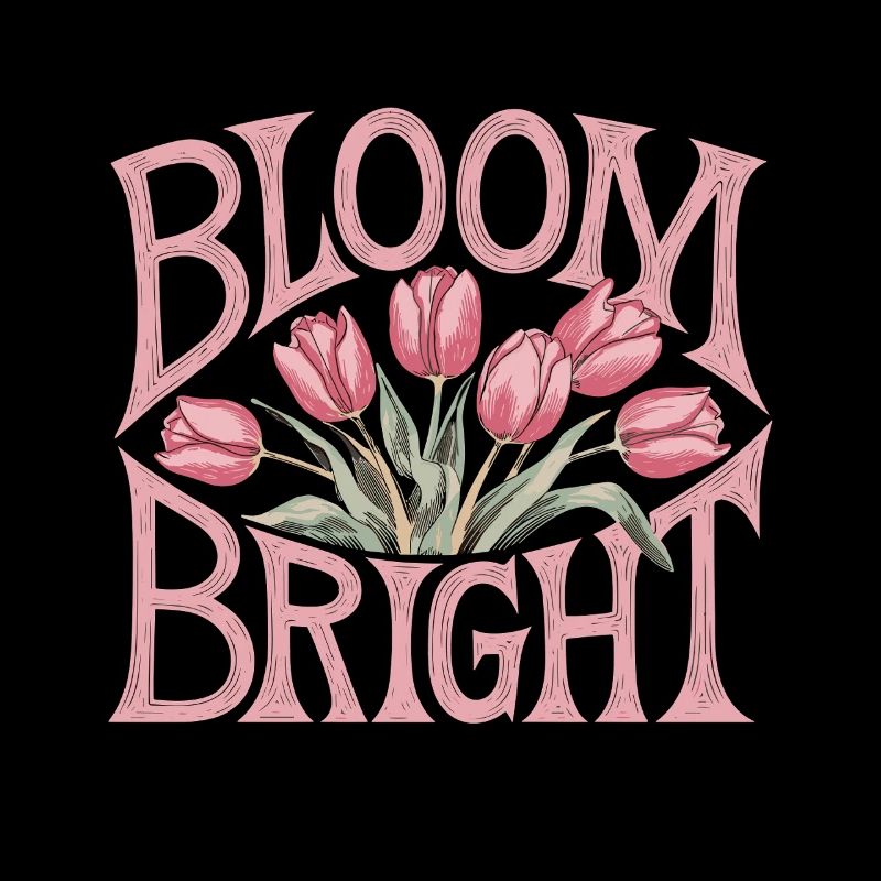 Bloom Bright Tulpenblüten Lebendig