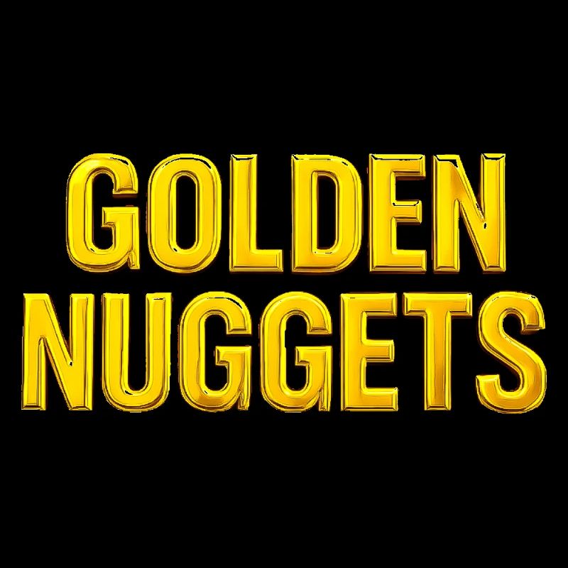Gold Nuggets 3D Text