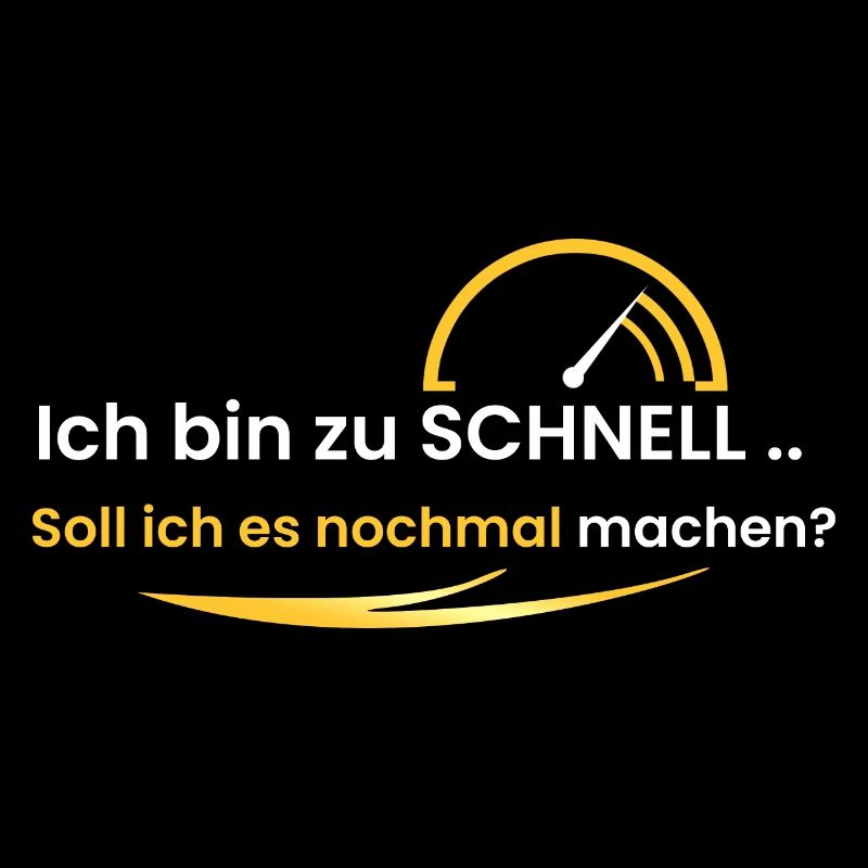 Ich bin zu schnell