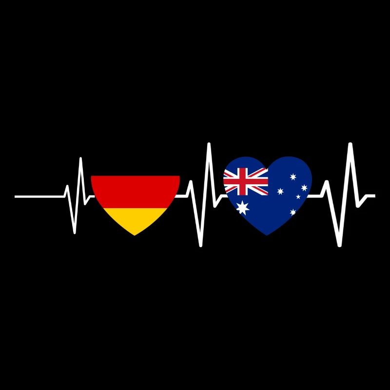 Australier Deutscher Herzschlag Deutschland Austra