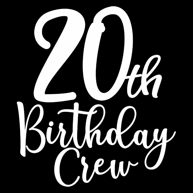 20th Birthday Crew B-day Party Squad 20 ans