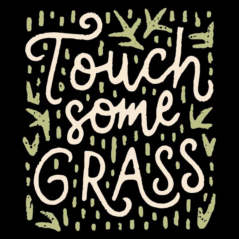 Touch some grass grounding earthing