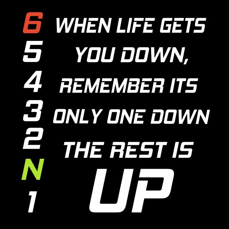 Motorcycle - when life gets you down remember