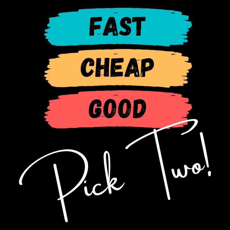 Fast, cheap, good - pick two!