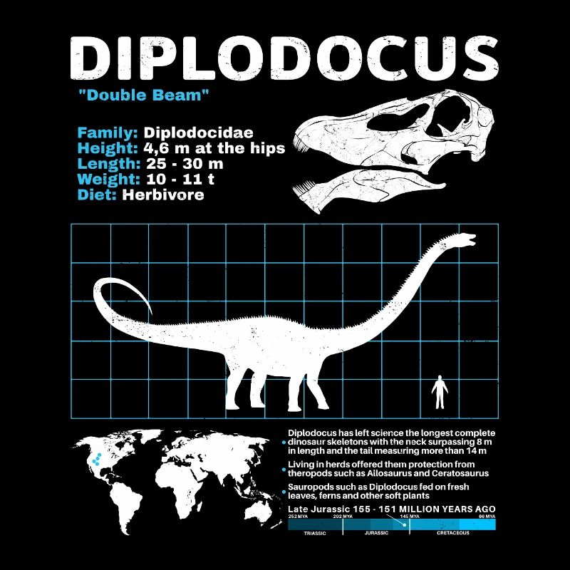 Diplodocus Datenblatt