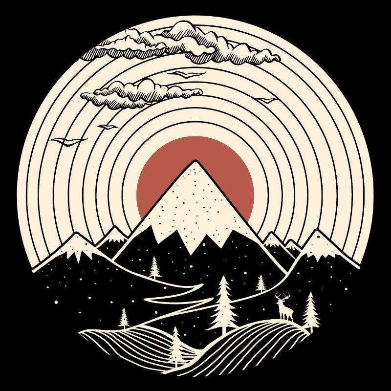 MTN LP Vinyle Mountain Graphique