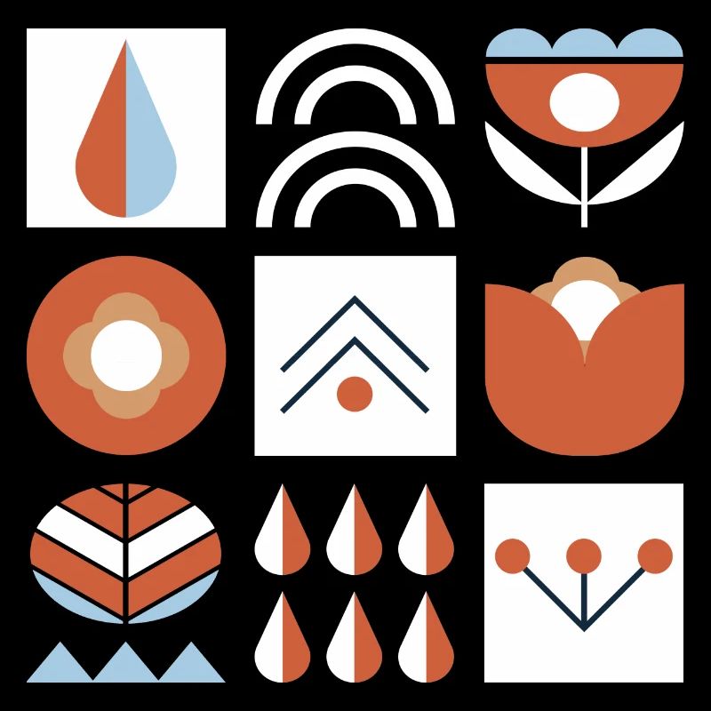 Graphique de nature géométrique