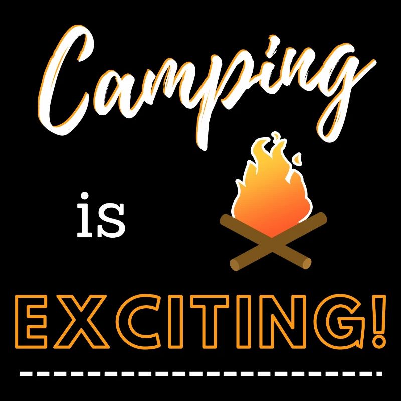 Camping ist aufregend!