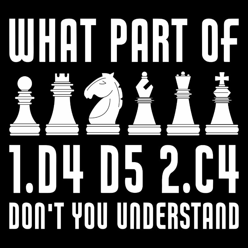 Funny Chess Opening Queen's Gambit Chess Player
