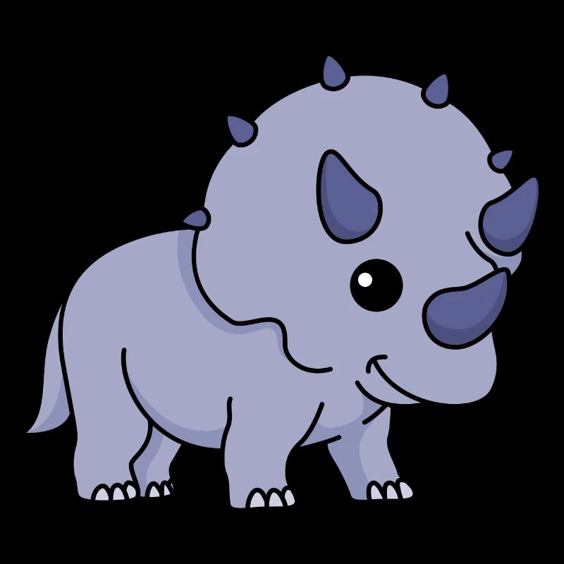 Dinosaur triceratops comic