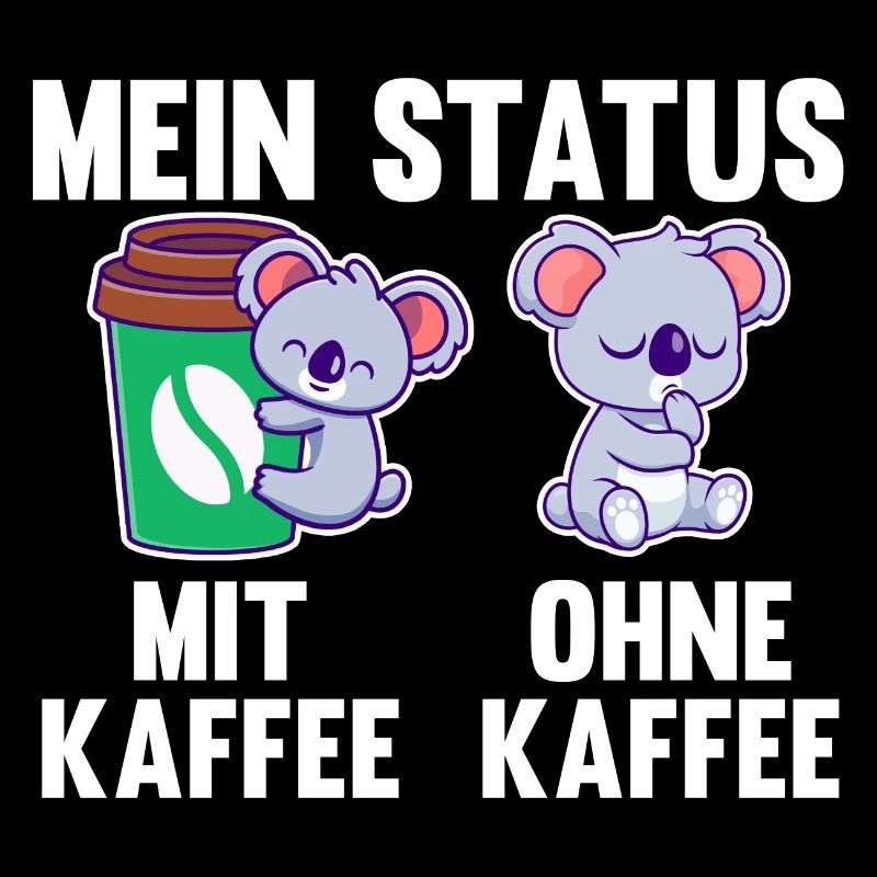 Koala Mein Status Mit Kaffee Ohne Kaffee