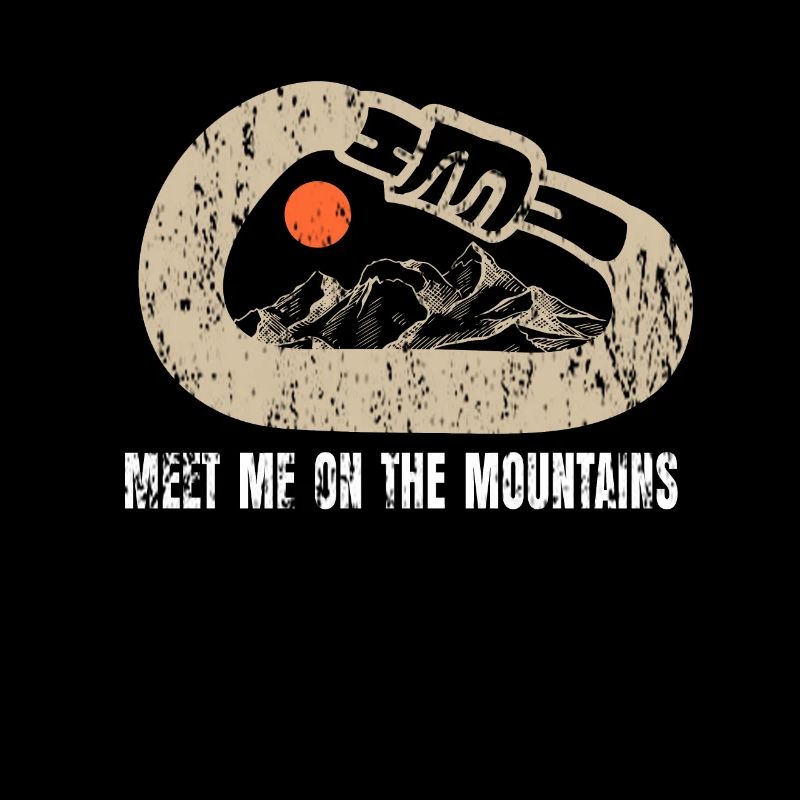 Climbing Mountains Carabiner Hook Summit Gift