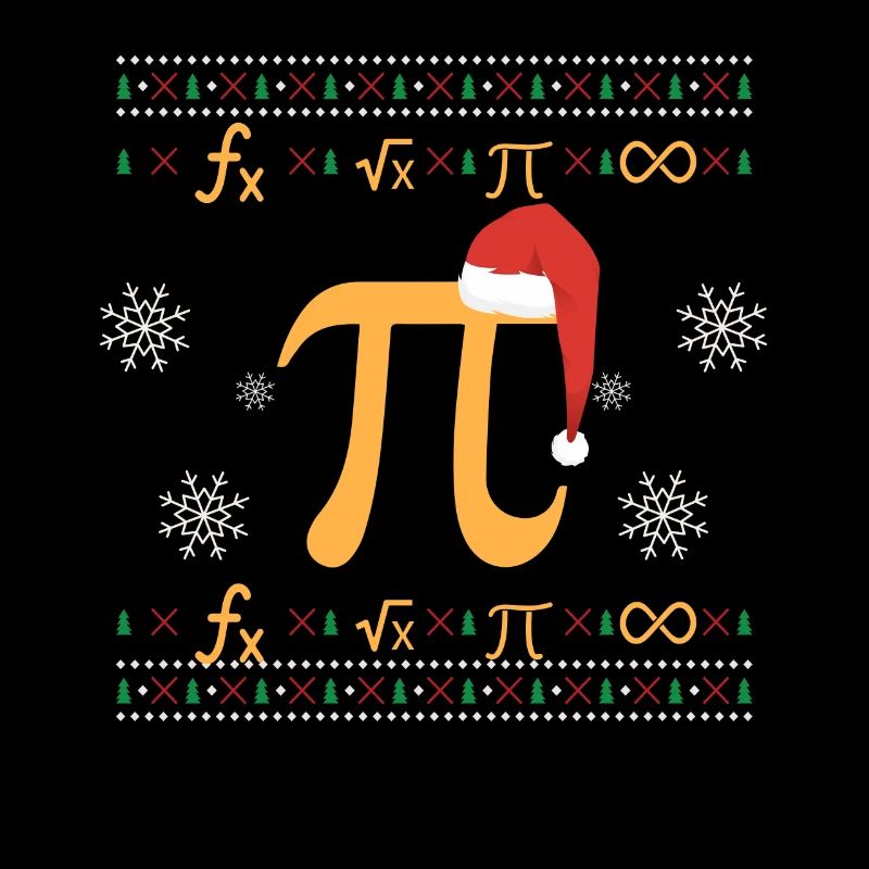 Algèbre de Noël laide Math Pi