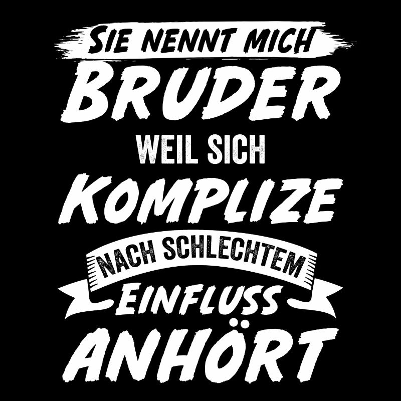 Bruder Komplize Geschwister Geschenk