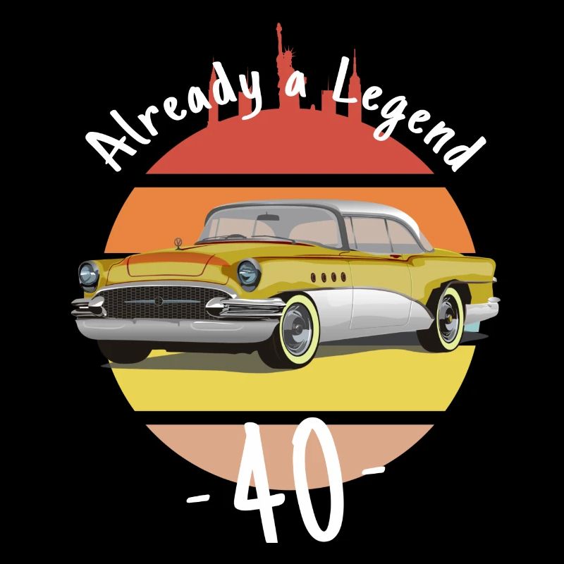 Auto Motor KFZ Already Legend - 40. Geburtstag