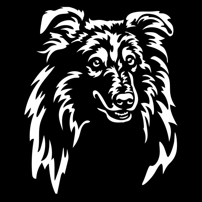 Sheltie Head « Black Edition »