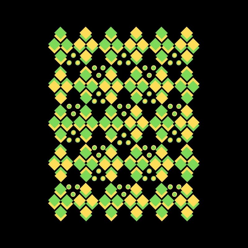 Geometric abstract art > geometric square colo