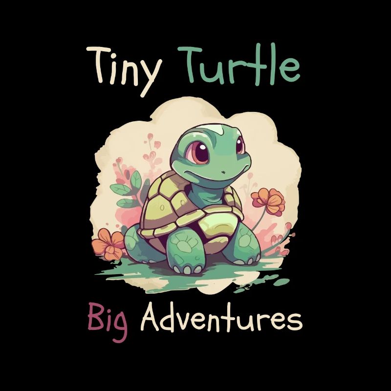 Conception d’aventure de tortue minuscule
