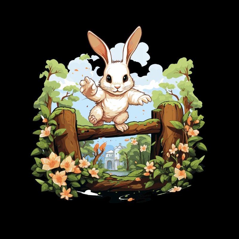 On big jump with rabbit hop ideal for rabbit